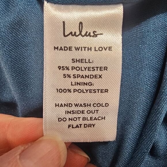 Lulus Jacinda Teal Velvet Wrap Maxi Dress M Whimsigoth Holiday Fairy Grunge - Picture 10 of 12